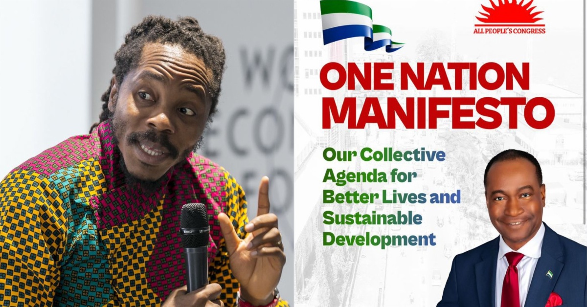 2023 Elections: David Sengeh Compares APC, SLPP Manifestoes