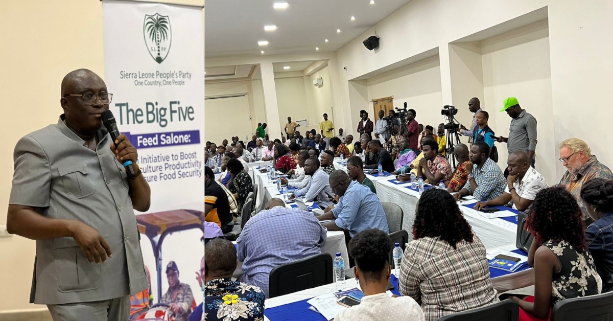 2023 Elections: Chief Minister J.J Saffa Engages the Media on SLPP’s Manifesto