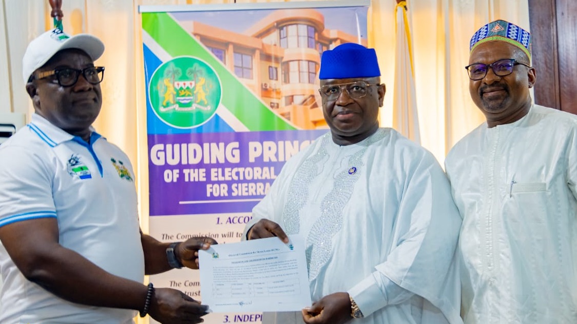 Maada Bio Completes Nomination Process as SLPP Presidential Candidate For 2023 Elections