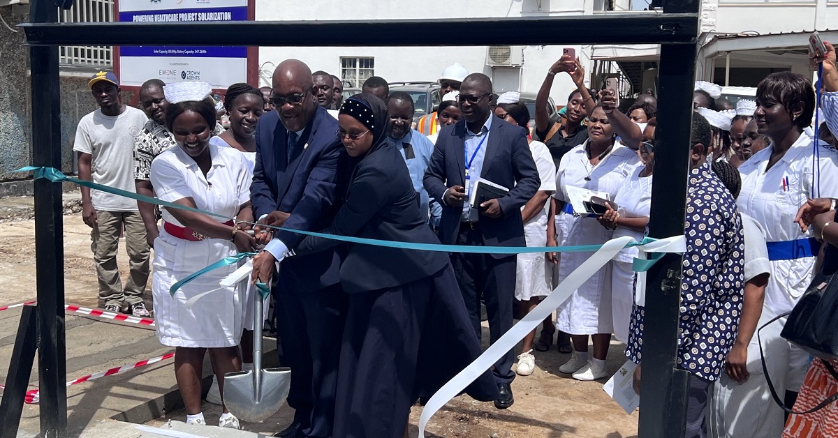 Minister of Health Launches Sustainable Solar Energy in Sierra Leone Hospitals
