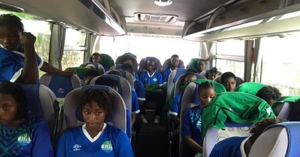 Shooting Starlets Departs For Kenema Ahead of U20 WAFU Competition