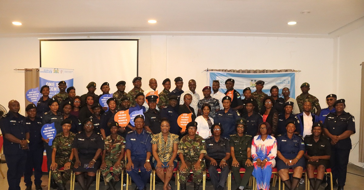 UN Women in Sierra Leone Concludes Training For Security Forces