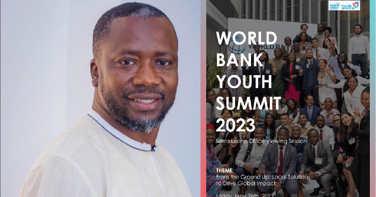 Sierra Leone’s Youth Minister to Address 2023 World Bank Youth Summit