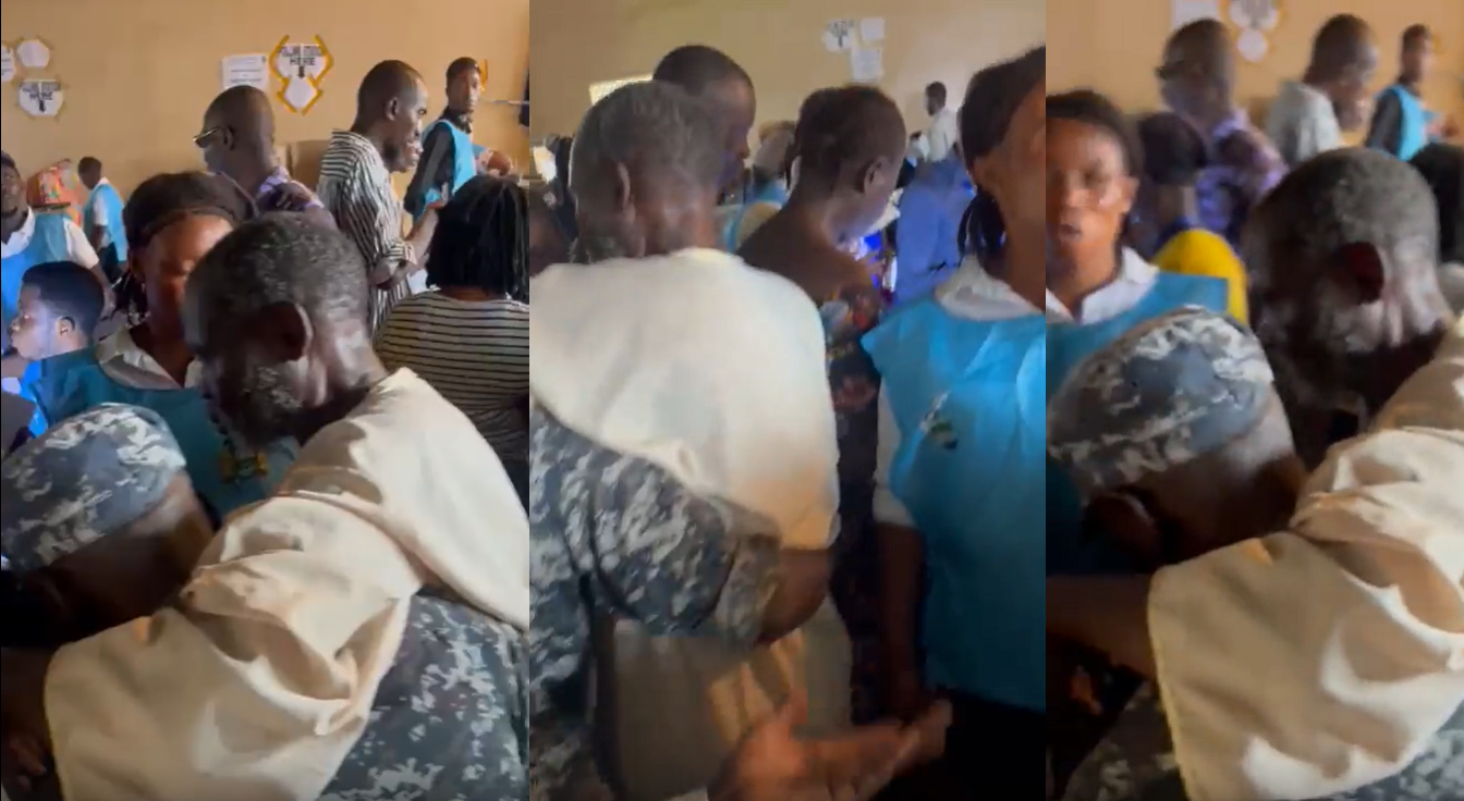 Sierra Leone Election: Police Assist 88-Year-Old Man to Cast His Vote