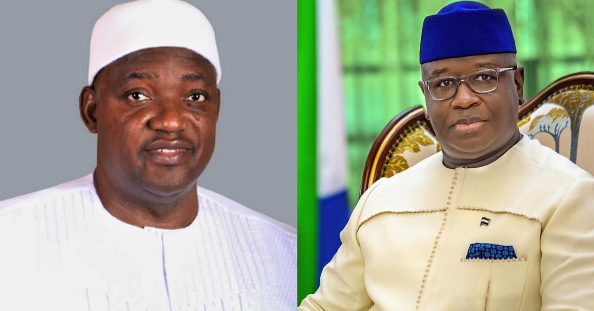 President of The Gambia, Adama Barrow Congratulates President Bio