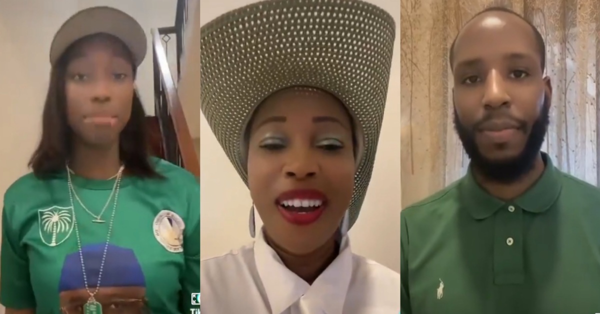 Fatima Bio, Children Calls For Re-Election of President Bio