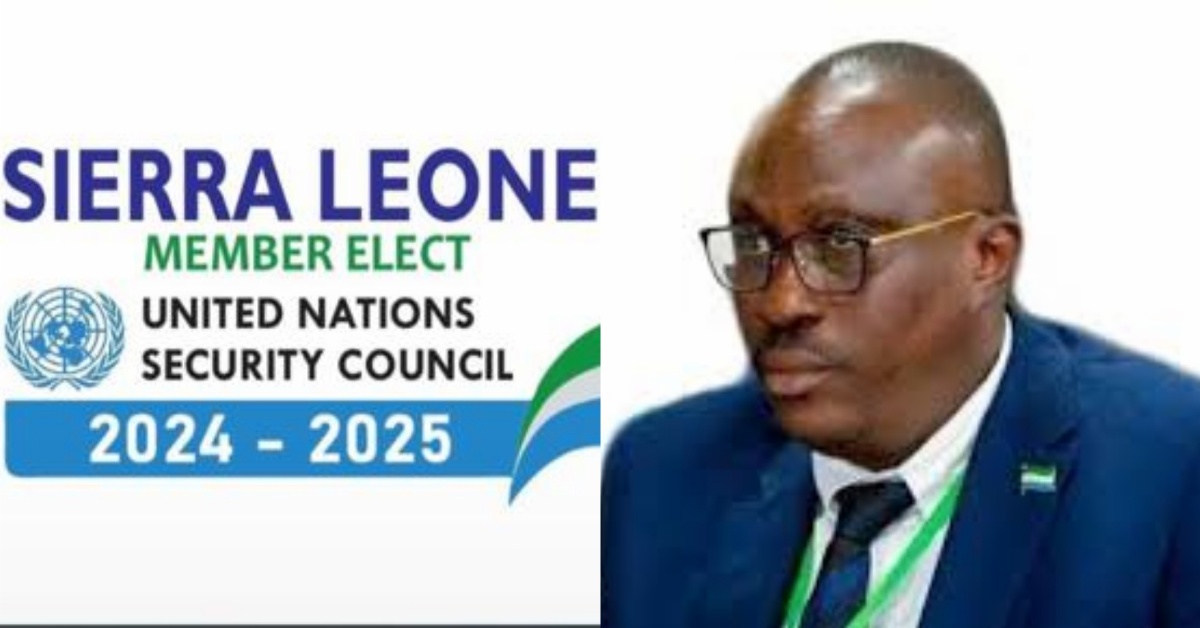 Chief Minister, J.J Saffa Highlights Benefits From Being UNSC Member