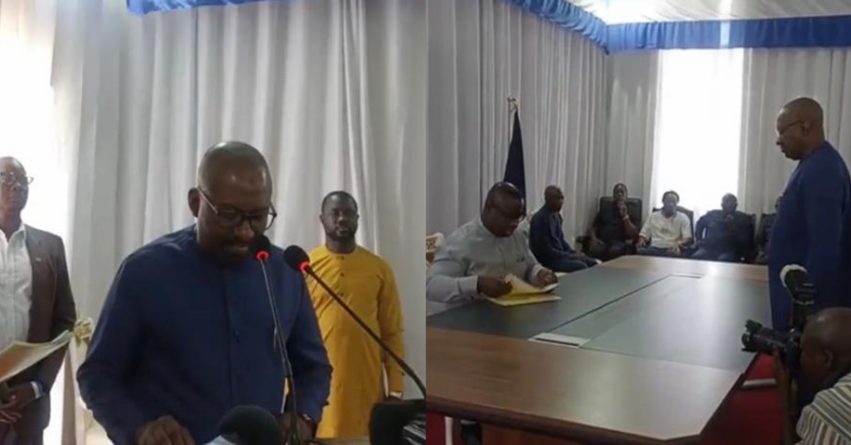 Vice President, Mohamed Juldeh Jalloh Takes Oath of Office
