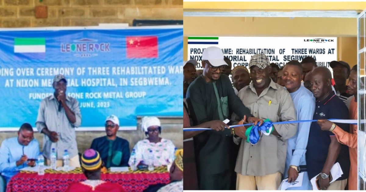 Leone Rock Metal Group Donates Refurbished Wards to Nixon Memorial Hospital