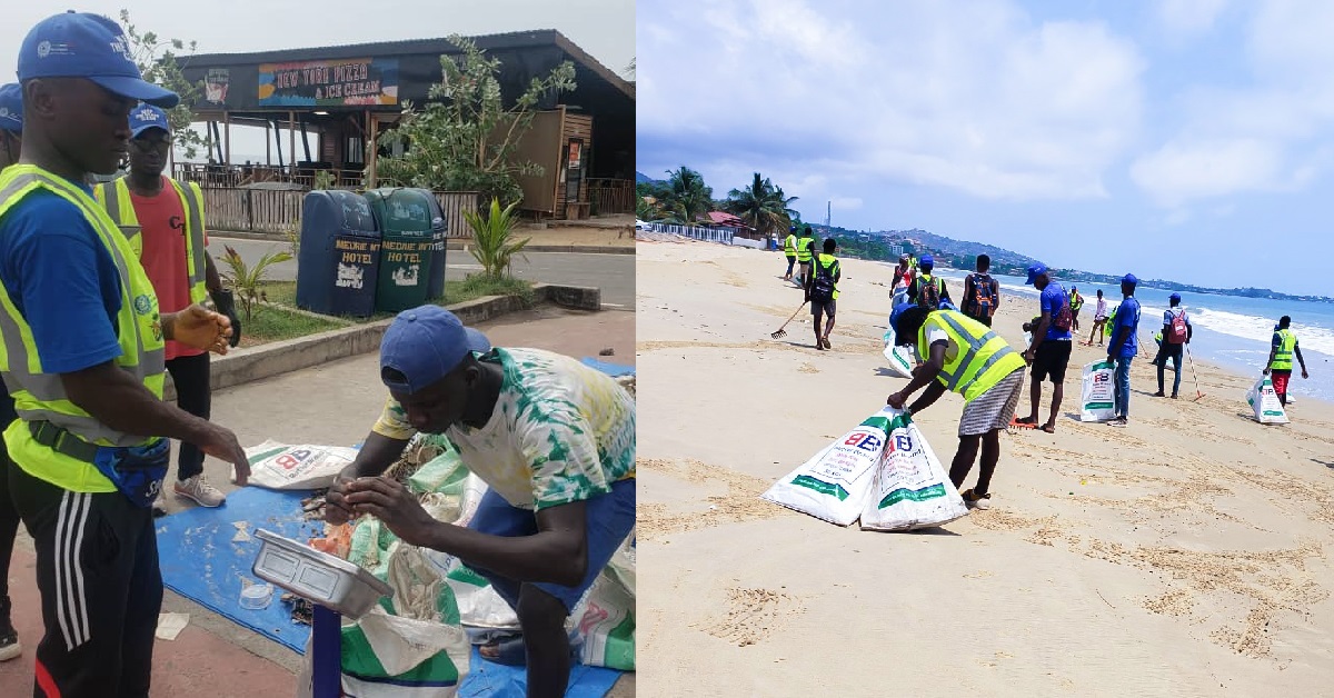 IOM Removes 72 Tons of Trash From Freetown Beaches