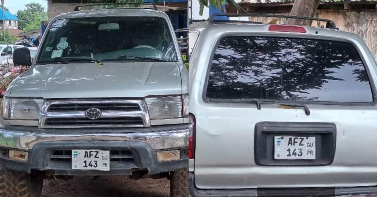 Waterloo Police Division Arrests Stolen Grey Toyota Jeep at Devil Hole Waterloo