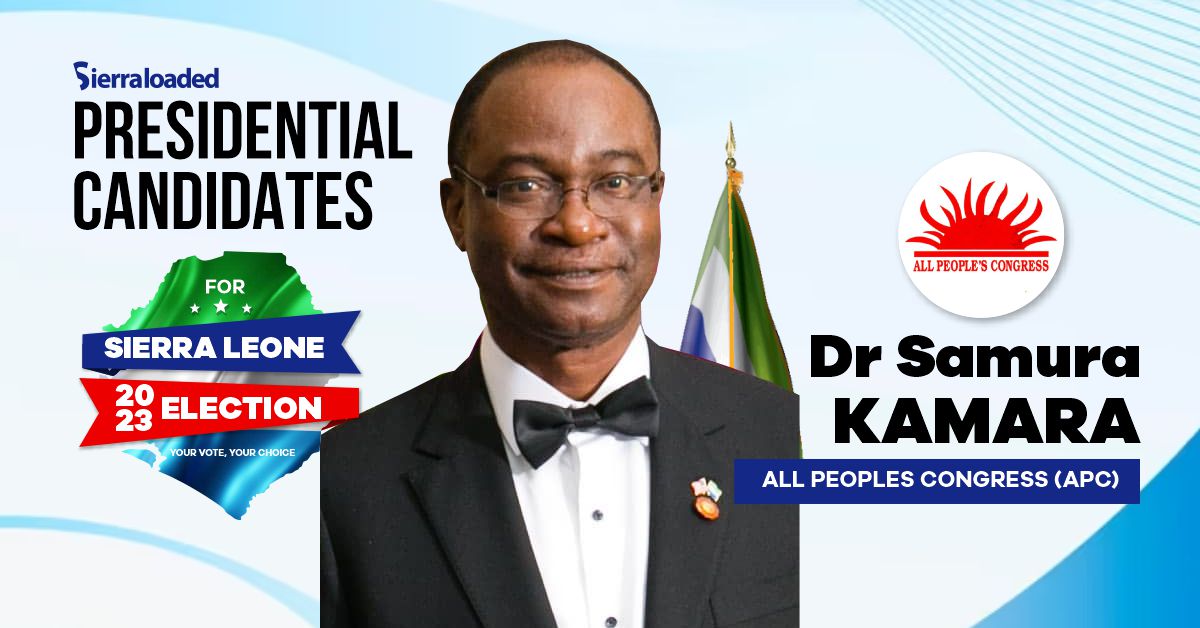 Oped: Samura Kamara on the Charm Offensive With His One Nation Manifesto Ahead of Elections
