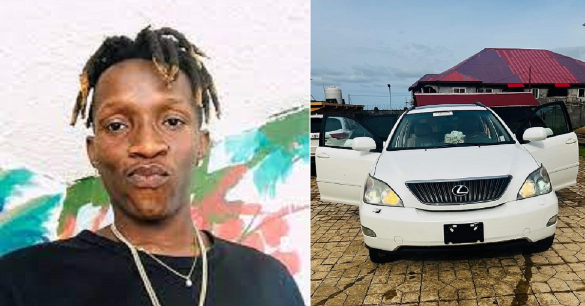 Rap Gee Flaunts Photos of His New Car