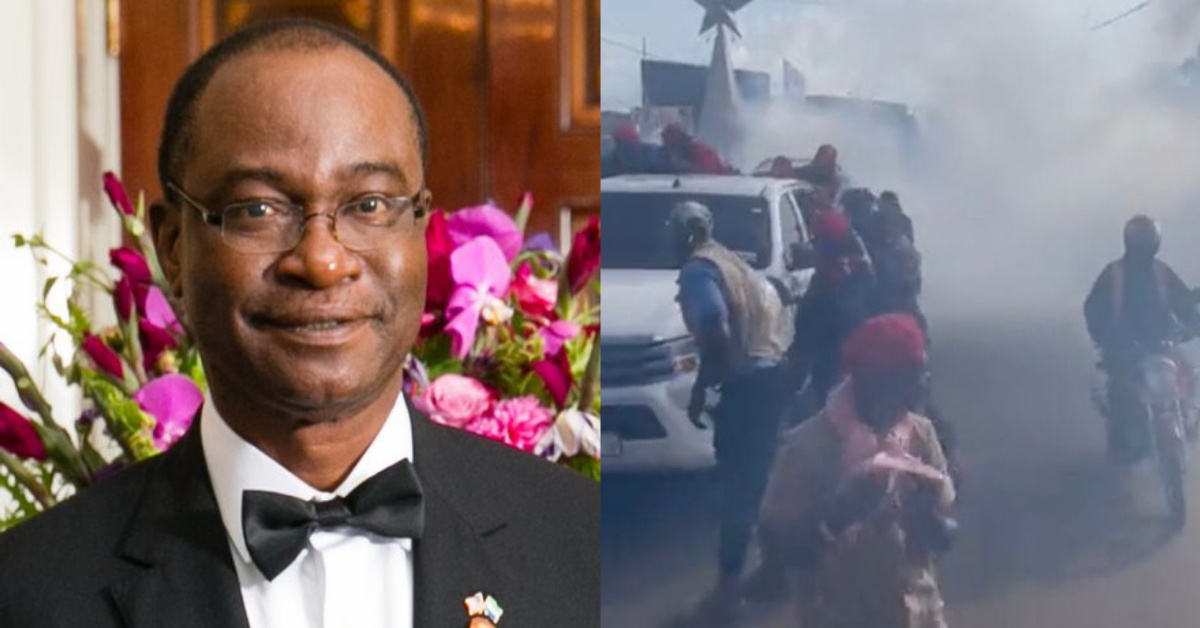 2023 Elections: Police Teargas Samura Kamara’s Convoy