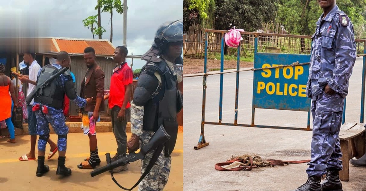 Waterloo Police Establish Checkpoint at Post Office Following Attempted Illegal Demonstration
