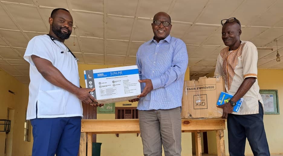 Alie Kabba Boosts Kailahun Government Hospital