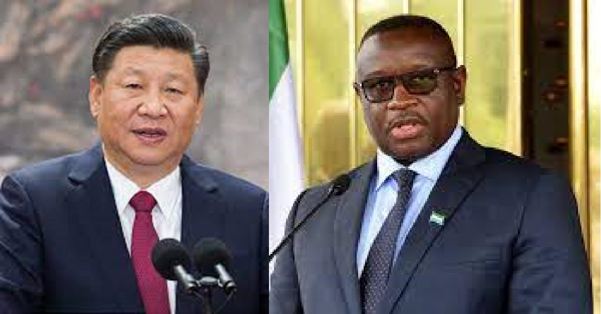 Chinese President Congratulates President Bio