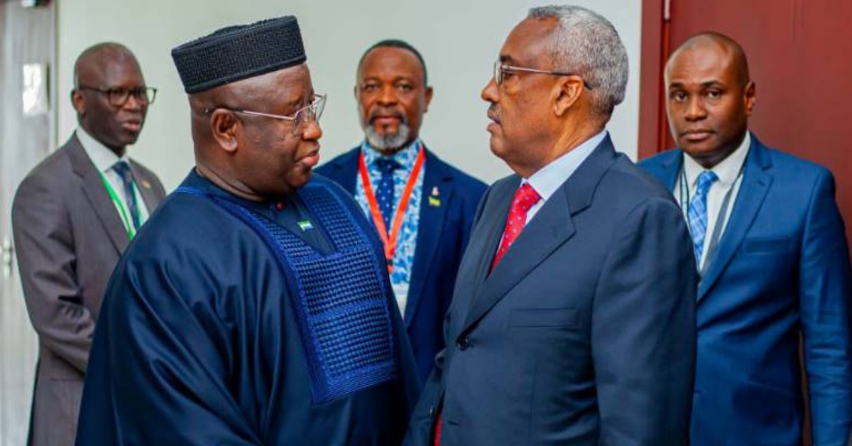 President Bio Holds Bilateral Talks with Ethiopia’s Deputy Prime Minister