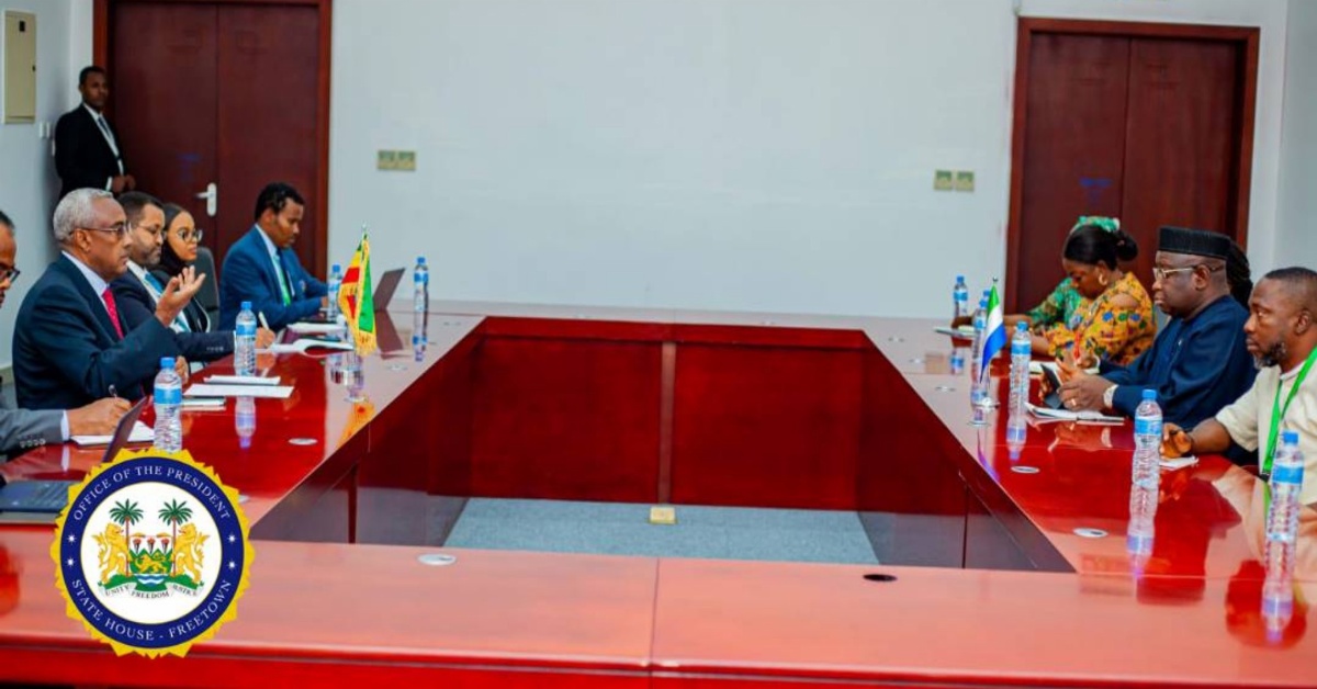 President Bio Holds Bilateral Talks With Ethiopia’s Deputy Prime Minister