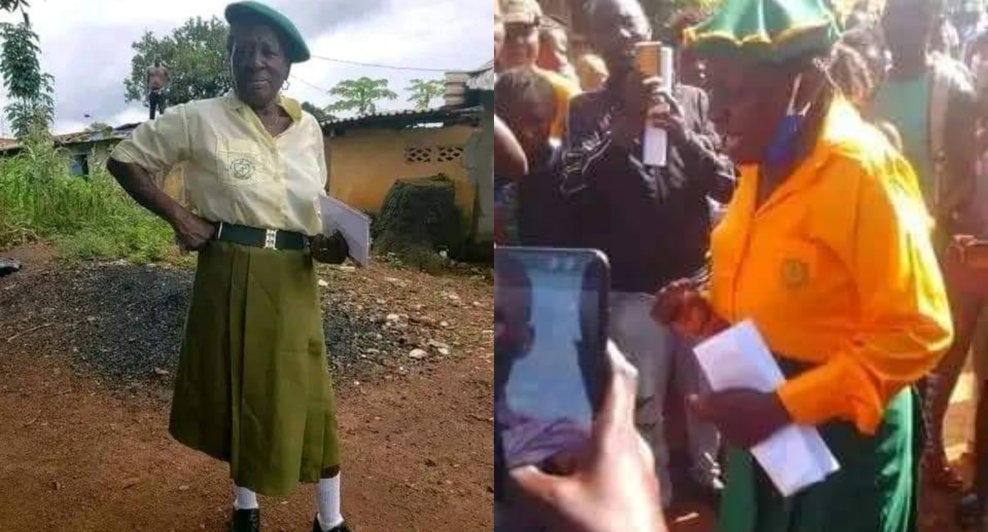 Oldest NPSE Candidate Takes BECE Exams