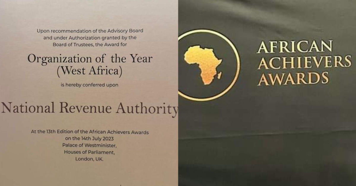 NRA Receives Organization of The Year Award