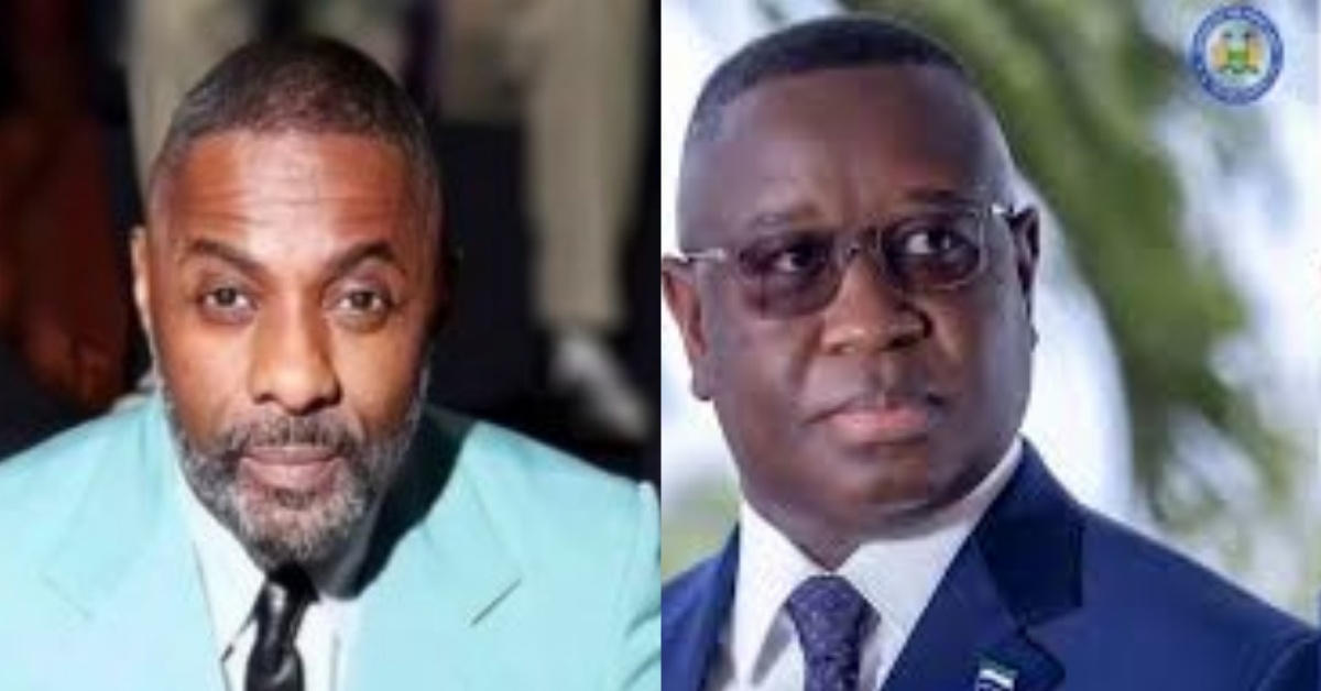 Idris Elba Congratulates President Bio on Re-Election Victory