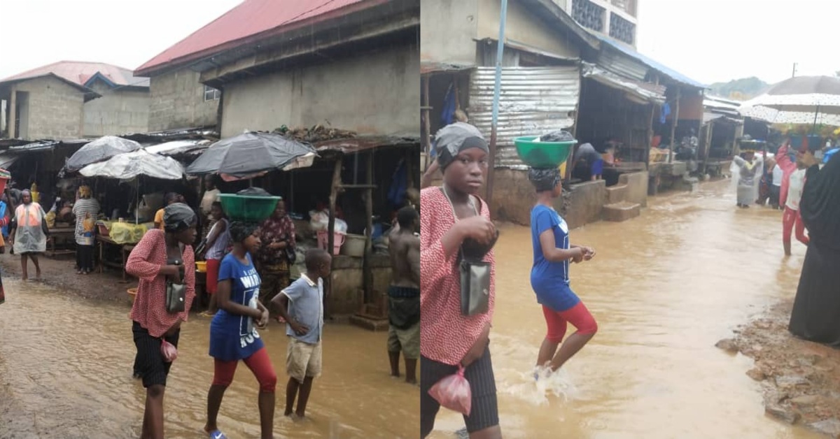 Heavy Downpour Disrupts Business at Waterloo