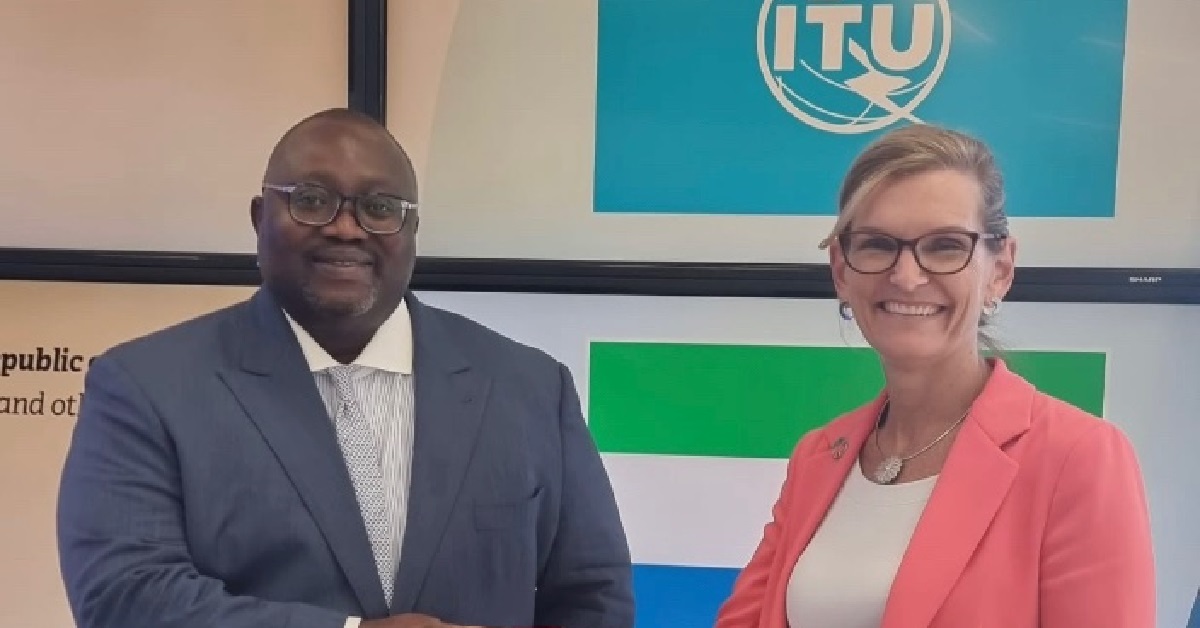 Amb. Gberie Engages International Telecommunication Union Secretary General