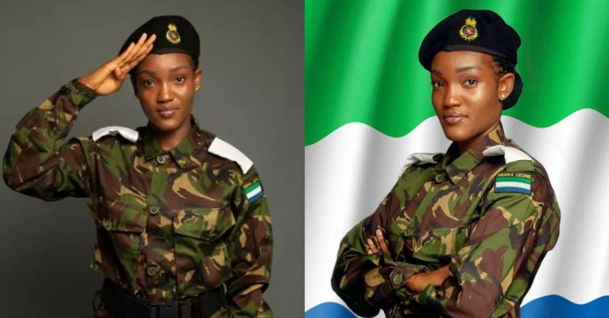 Meet Luckey Morson, First Sierra Leonean Female Military Officer to Graduate From Royal Military Academy, UK