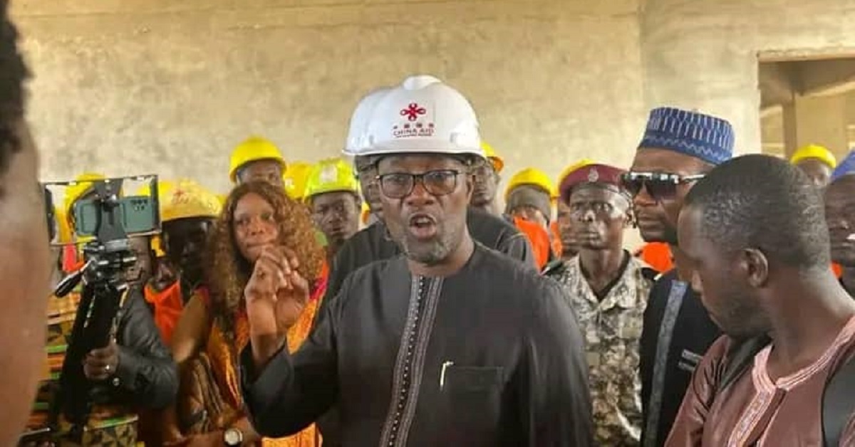 Labour Minister Inspects National Stadium Rehabilitation Site