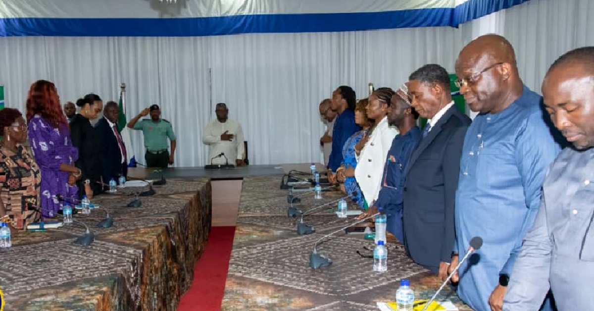 ICPNC Presents Post-Election Preventive Diplomacy Report to President Bio