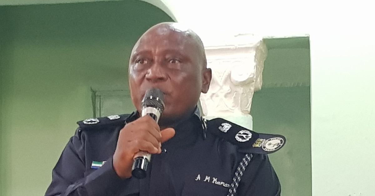 The Regional Police Commander East Discusses Security in Kenema