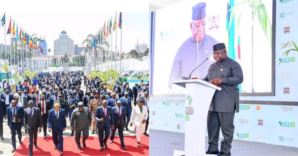 President Bio Writes From Summit in Kenya