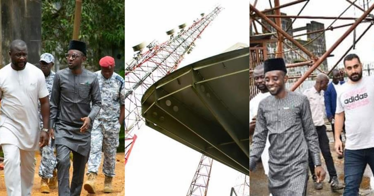 Information Minister Makes Unannounced Visit to SLBC’s Leicester Peak Facility