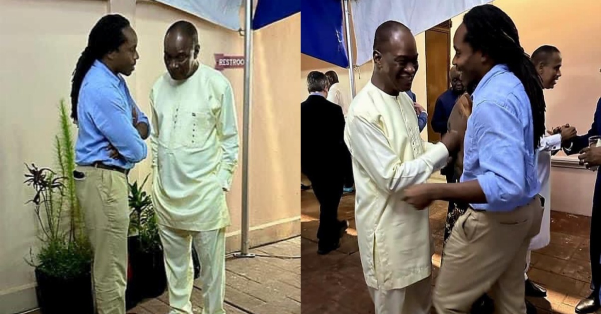 Chief Minister, David Sengeh Dialogues With APC Samura Kamara