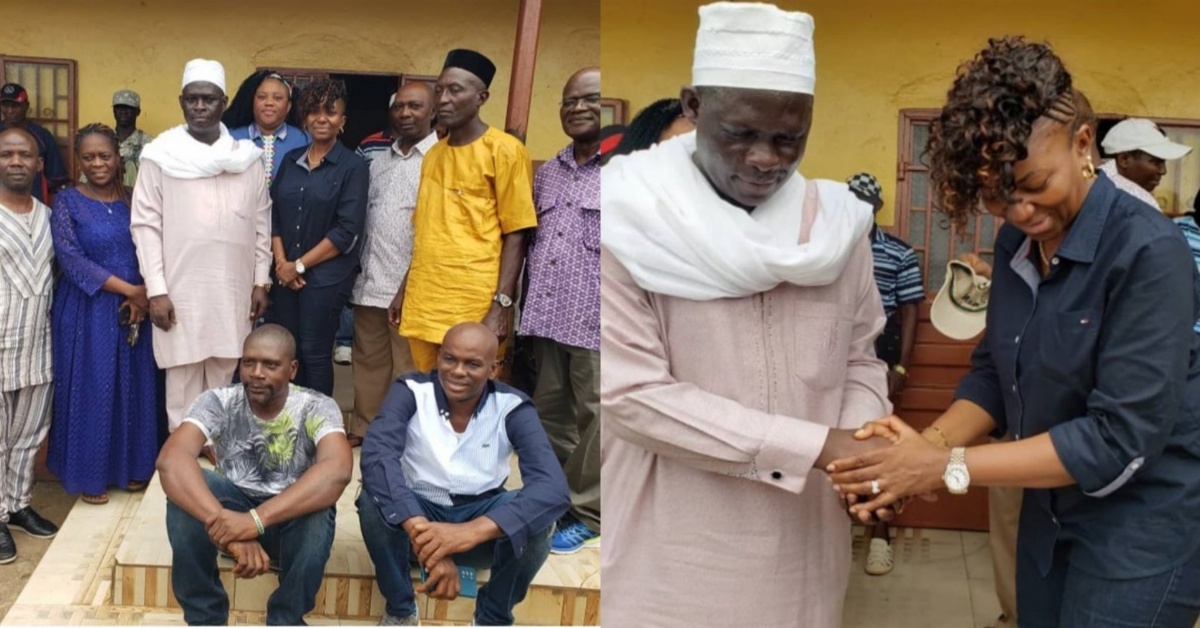 Tourism Minister Nabeela Tunis Pays Courtesy Visit to Chief Bai Kompa Bomboli III of Masiaka