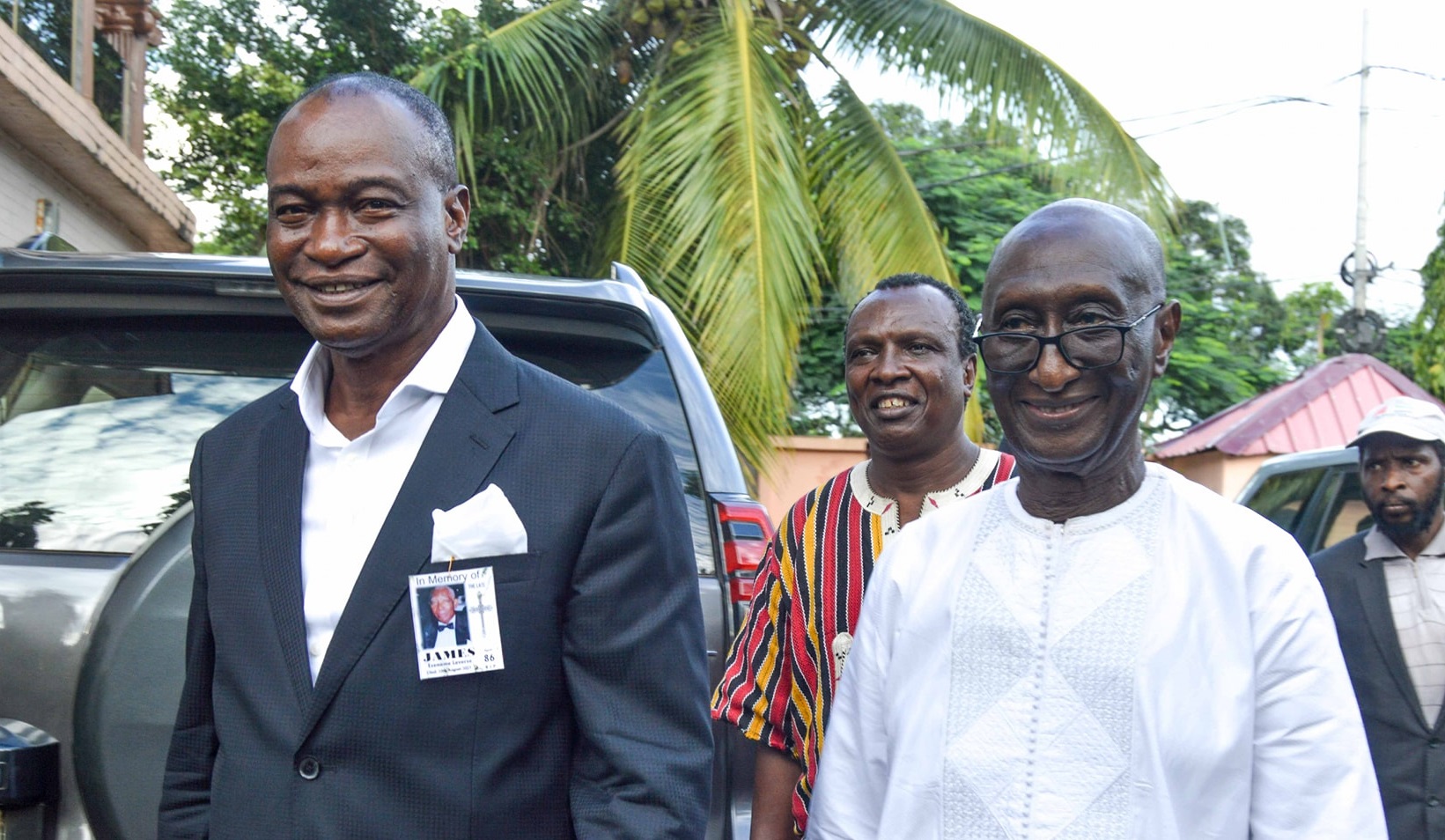 Samura Kamara, Others Attend Funeral Ceremony of Hon. James E. Laverse