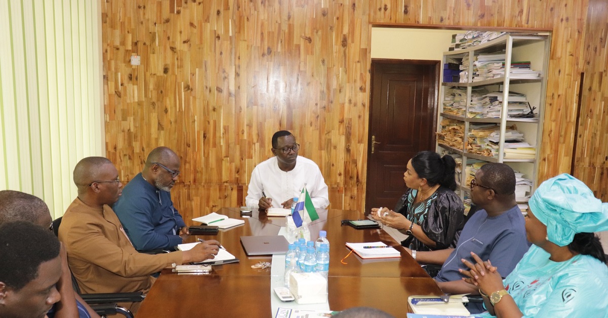 New ECOBANK Managing Director Engages Finance Minister