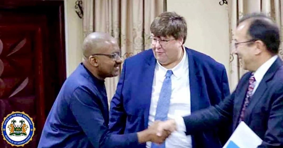 Vice President Juldeh Jalloh Meets With U.S. Officials