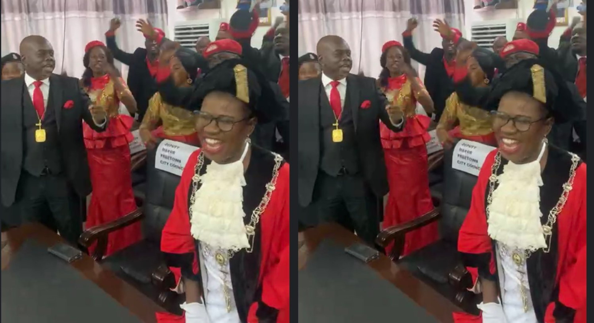 Freetown City Mayor Elect, Deputy Subcribe to Oath of Office