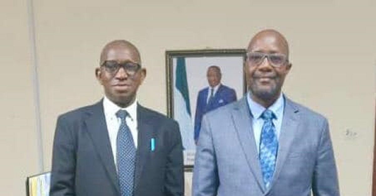 Labour Minister, Mohamed Swaray Engages Presidential Adviser on Job Creation