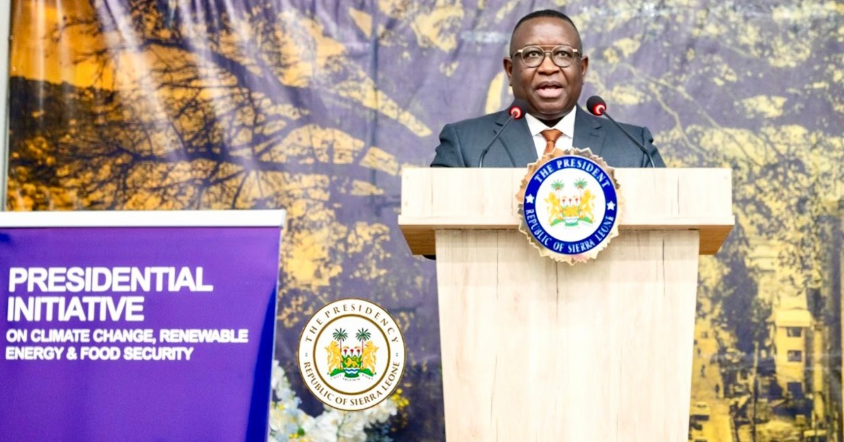 Sierra Leone Launches Dialogue on National Climate Resilience And Energy Transition Plan