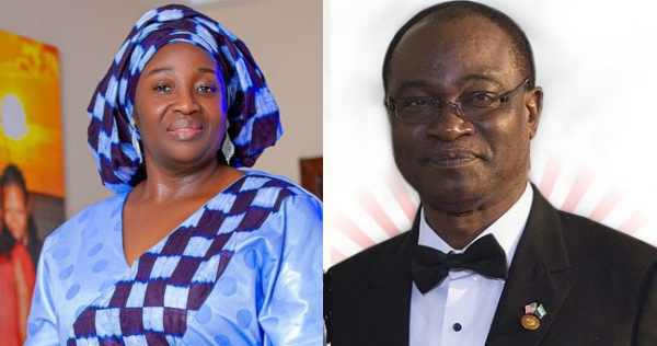 Samura Kamara Felicitates With Diana Konomanyi on 60th Birthday