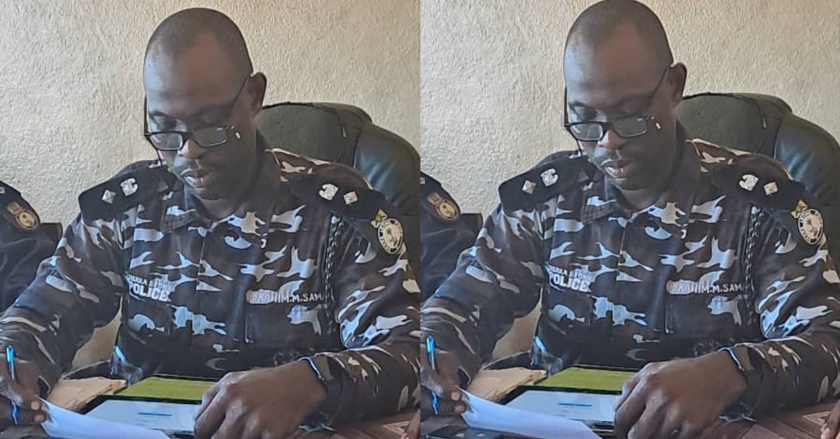 Waterloo Local Unit Commander, Ibrahim M. Sama Nominated as Best Police Officer of The Year 2023