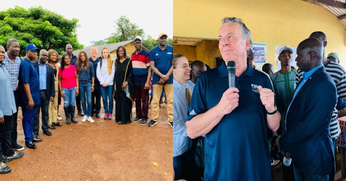 Sierra Leone Hosts FIFA Delegation For Historic ‘Football For Peace’ Project Inspection