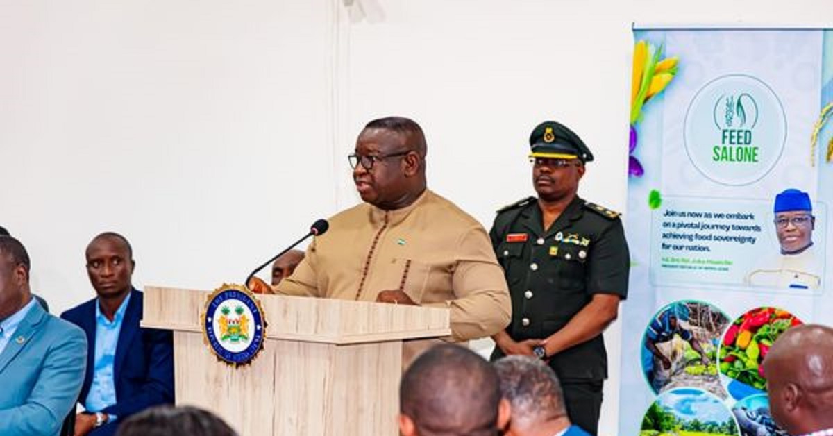 President Bio Commits 10% of National Budgetary Allocation to Feed Salone Project