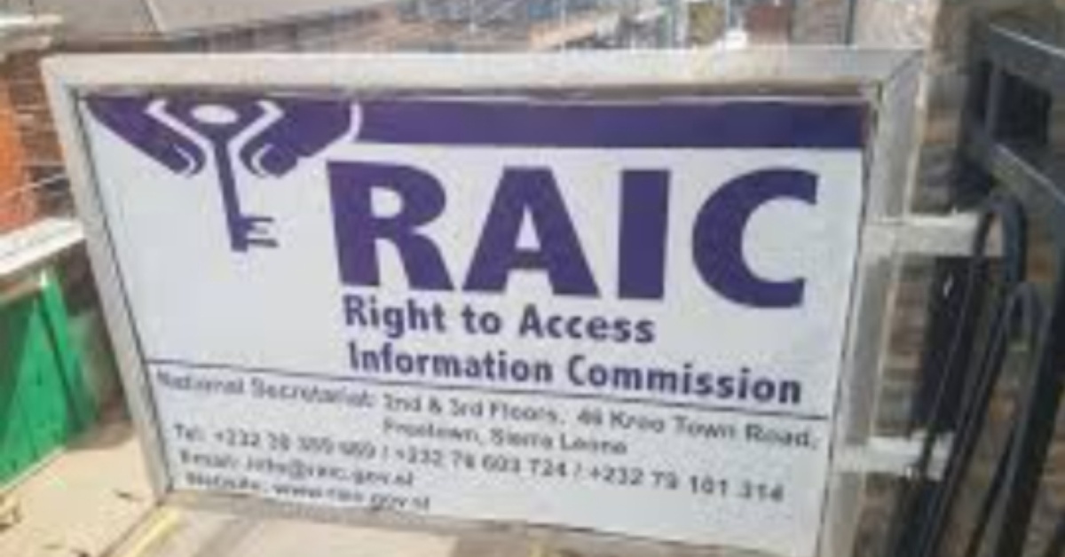 Fines Imposed on Bank of Sierra Leone And Ministry of Health For Failure to Disclose Information