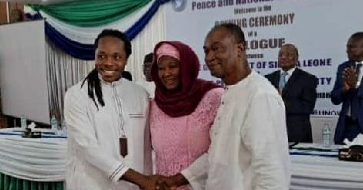 Chief Minister David Sengeh Urges Unity During Peace Dialogue