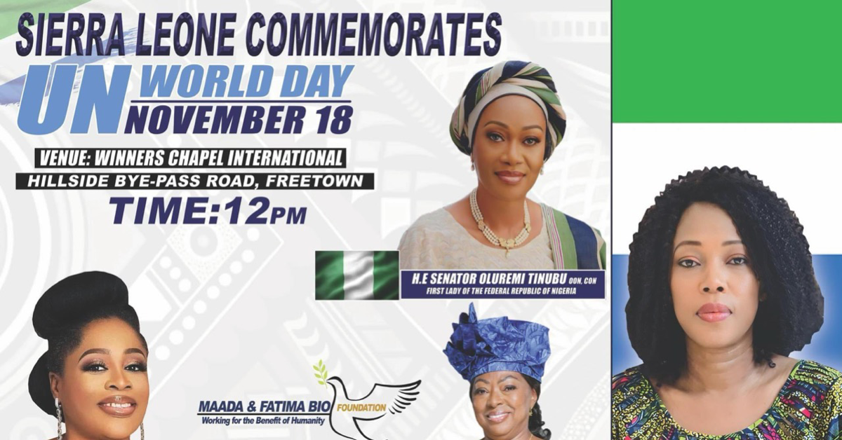 Sierra Leone to Host UN World Day Conference