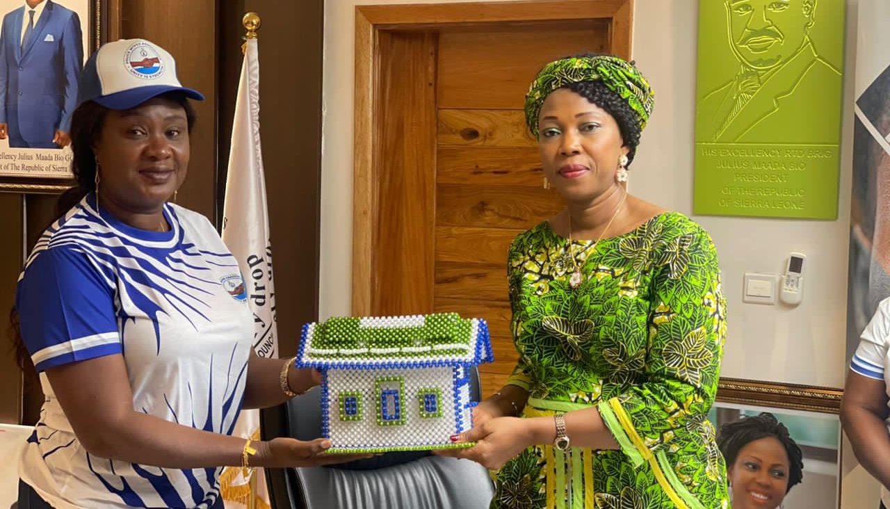 Police Wives Association Pays Courtesy Visit to First Lady Fatima Bio, Presents Annual Work Plan